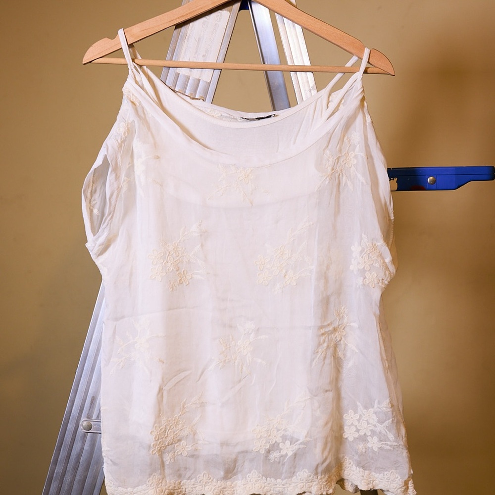 Chic Cream Women's Camisole Top